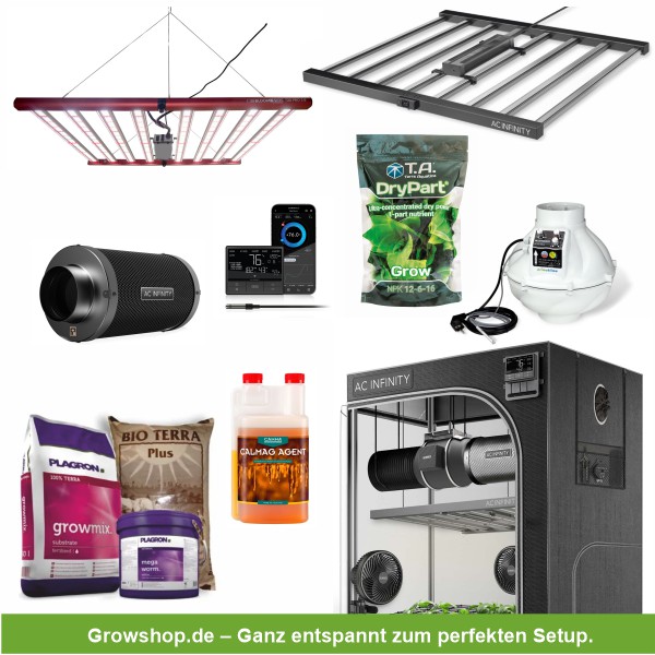 Unter Growshop.de findet der Homegrower alles was er für die moderne, effektive Pflanzenzucht benötigt. Von der Growlampe bis zur Box fürs Growing. Dazu eine riesige Auswahl an Düngern, von Canna bis Biobizz. Ausserdem alles zum Thema Belüftung und Abluft Growshop