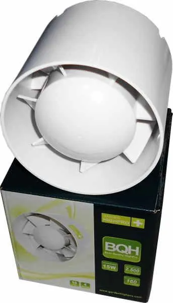 Garden Highpro Rohrventilator 190m³/h, Ø125mm