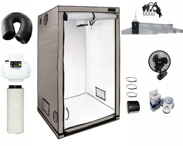 Grow Komplettset 80x80x180cm mit 265W SANlight LED