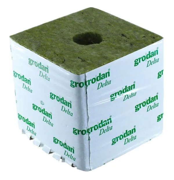 Steinwollblock mit 4cm Loch - 15cm