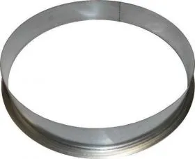 Anschlussflansch Ø125mm Metall