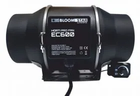 BloomStar Horti Pro Fan EC600 Ø150mm mit Regler