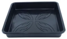 Untersetzer schwarz 29 x 29 cm