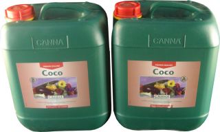 CANNA Coco Dünger Set mit je 10 Litern A und 10 Litern B für Kokossubstrat
