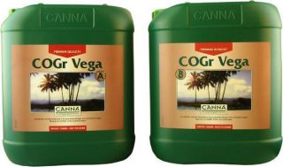 Canna CoGr Vega Dünger Set mit je 5 Litern A und 5 Litern B für Wachstum