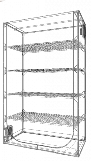 Secret Jardin Dark Propagator DP120 120x60x190cm